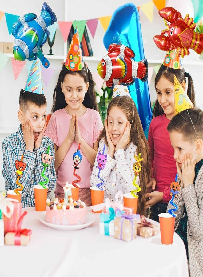 LEBERY 40 Inch Under the Sea Blue Number 1 Balloon, Mini Sea Animal Balloons Ocean Animal Foil Balloon, Fish Crawfish Balloons for Boys Girls Ocean Theme 1st Birthday Baby Shower Party Decoration - Image 5